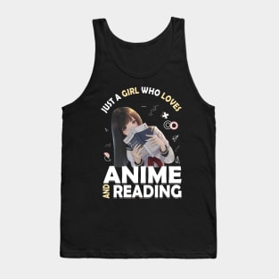 Just A Girl Who Loves Anime Ramen And Reading Japan Anime Tank Top